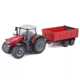 Bburago - Massey Fergusson 8740S utánfutóval