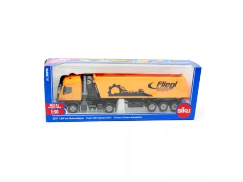 SIKU Mercedes-Benz kamion utánfutóval 1:50 - 3537