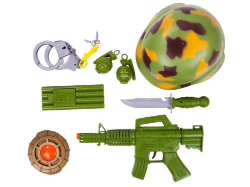  Katonai szett - farsangi szerepjáték készlet