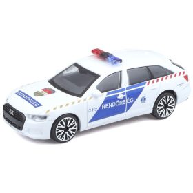 Bburago Magyar Rendőrautó Audi A6 Avant 1:43 - Palincs Játék