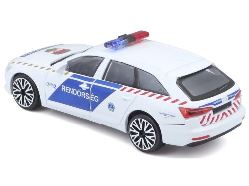 Bburago Magyar Rendőrautó Audi A6 Avant 1:43 - Palincs Játék