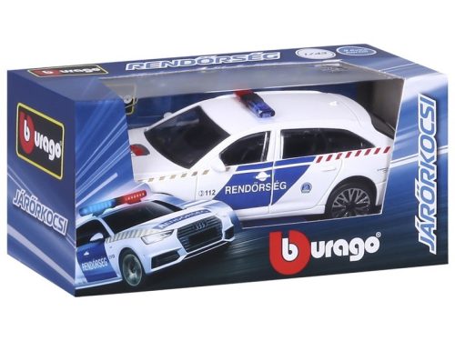 Bburago Magyar Rendőrautó Audi A6 Avant 1:43 - Palincs Játék