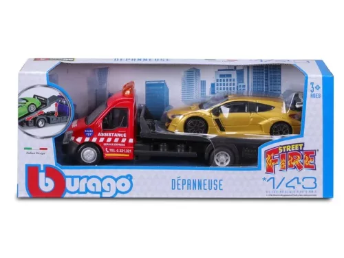 Bburago Street Fire - autómentõ kisautó, 1:43