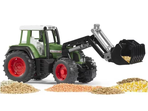 John Deere 6920 traktor homlokrakodóval