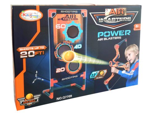 Golyókilövő íj, céltáblával és 12 db szivacsgolyóval - Palincs Játék