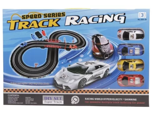 Track Racing elektromos autópálya +2autó