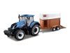 Bburago traktor utánfutóval New Holland 1:32
