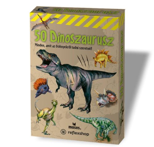 50 Dinoszaurusz - kvíz és kártyajáték