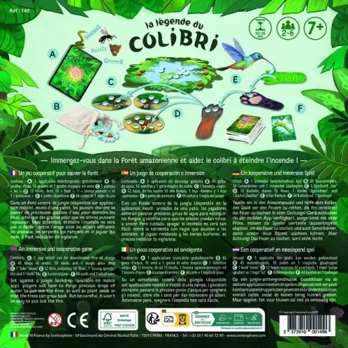 Kolibri legendája - Kooperatív társasjáték SA149