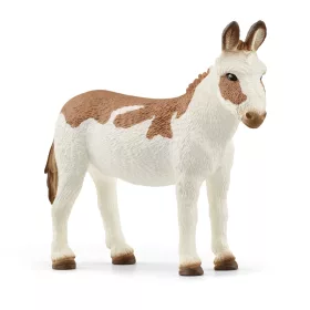 Schleich - amerikai foltos szamár - állatfigura