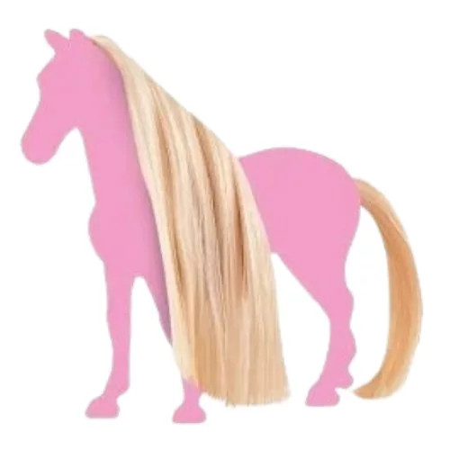 Schleich -  kiegészítő sörény  szőke