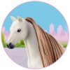 Schleich -  kiegészítő sörény  arany-barna