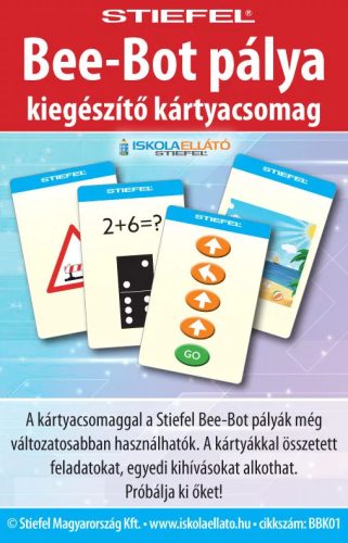 Bee-Bot gyakorlópálya általános kiegészítő kártyacsomag