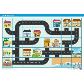 Bee-Bot Gyakorlópálya, Házikók (Kisváros) Bee-Bot Gyakorlópálya, Házikók (Kisváros)