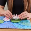 Claude Monet - Tavirózsa - gyurmaművészet