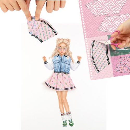 TOPModel - Dress Me Up öltöztetős kollázsfüzet