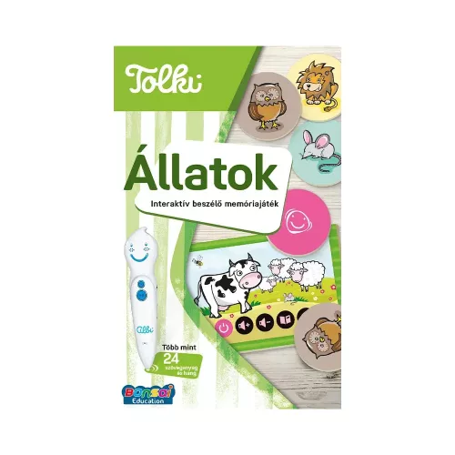 Tolki - Állatok: Interaktív beszélő memóriajáték