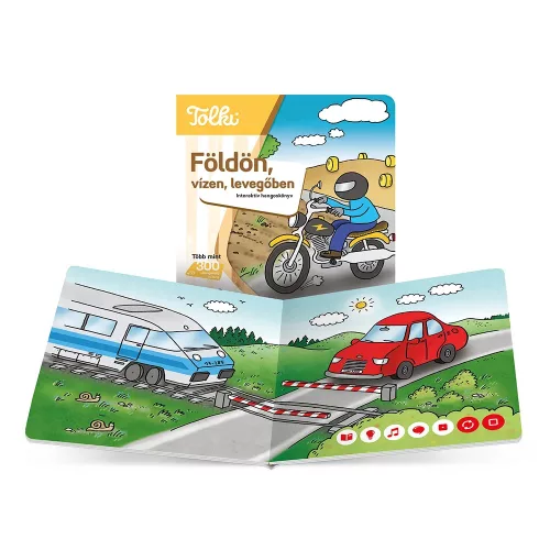 Földön, vízen, levegőben : Tolki hangoskönyv