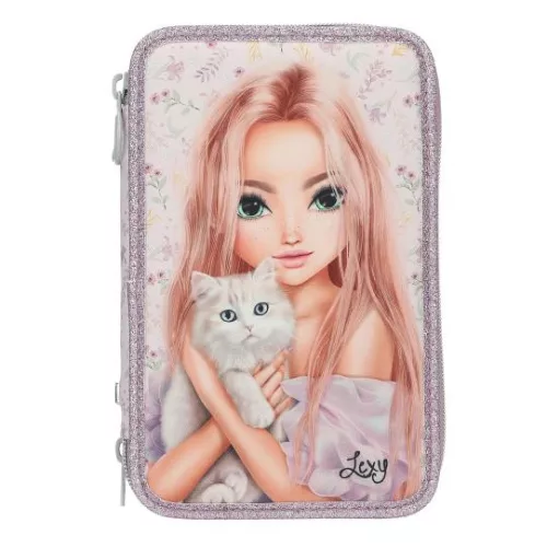TOPModel - Blooming Kitty hármas töltött tolltartó