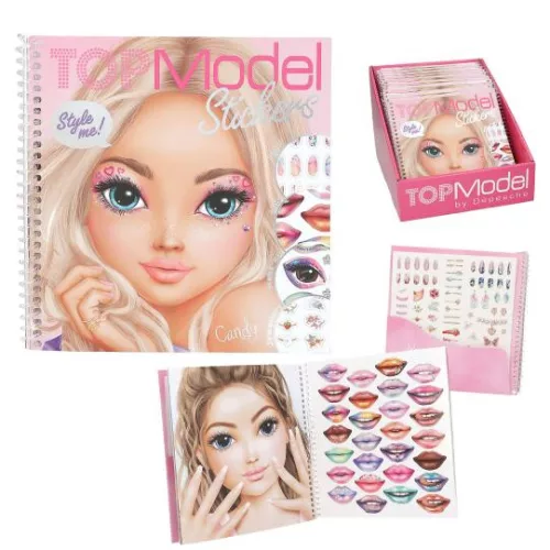 TOPModel - Dress Me Up Face matricás füzet