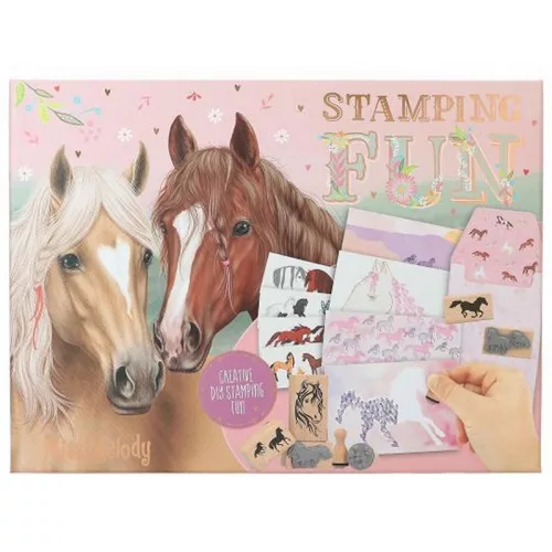 Miss Melody - bélyegző szett lovas