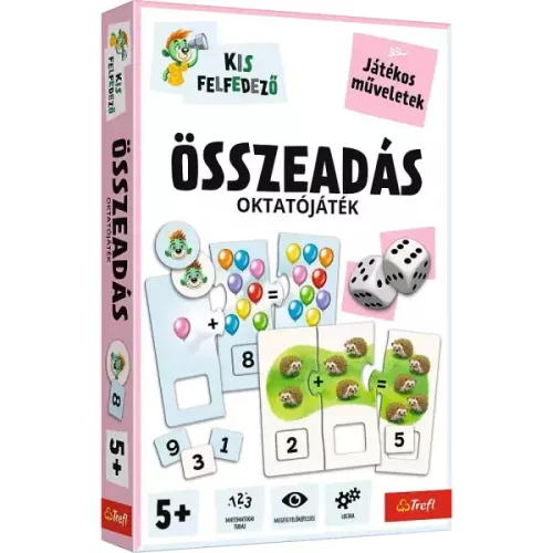 Trefl Kis Felfedező – Összeadás társasjáték