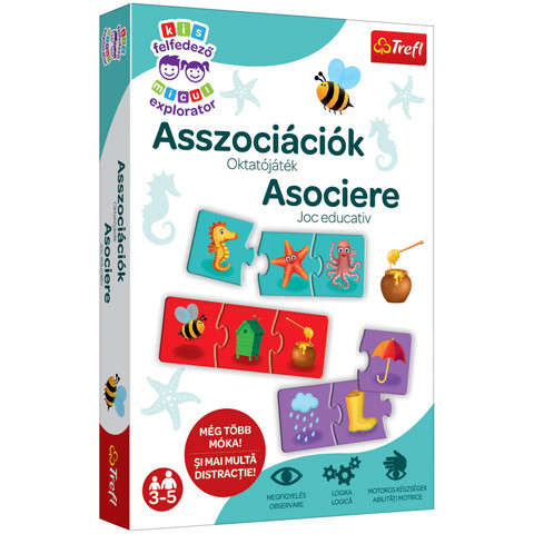 Trefl - Kis felfedező - Asszociációk - oktató párosító kirakójáték (J77206)
