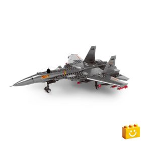   WANGE 4001 - Hordozó alapú vadászgép építőjáték - 100% kompatibilis minden más kedvelt márkával