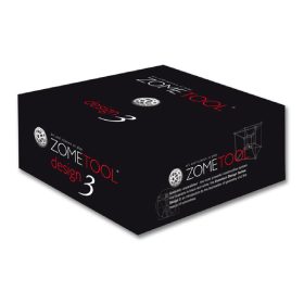   Tudományos modellező készlet - ZomeTool fekete-fehérben - Design 3