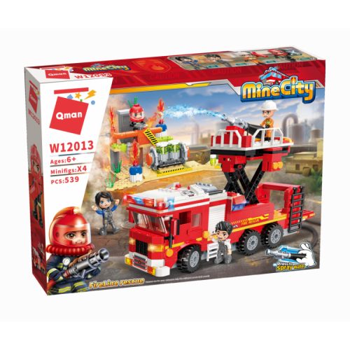 QMAN - Tűzoltó mentés - lego kompatibilis játék készlet