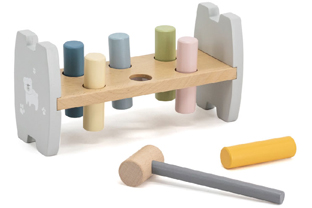 Kalapálós játék – csuklómozgás és színfelismerés